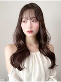 黒髪 クラゲヘアー オリーブグレー 小顔 ココアベージュ