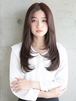 ヘアーアンドメイク ニューヨークニューヨーク 姫路店(Hair&Make NYNY) ロング×内巻き×透明感ブラウン