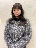 アクシス 栄ガスビル店(`AXIS) 着物ヘア/ダークアッシュ/ミディアムレイヤーカット/栄