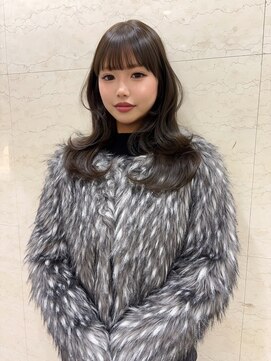 アクシス 栄ガスビル店(`AXIS) 着物ヘア/ダークアッシュ/ミディアムレイヤーカット/栄