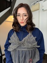 ボウ(BOW)&nbsp;【BOW HAIR】ミディアムレイヤー×ウェーブ