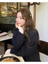 ジーナ 月島(Zina)&nbsp;＊ハイライトカラーウェーブロング＊【Zina月島】