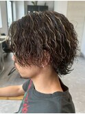 宇都宮メンズカットメンズパーマ波巻きスパイラルパーマツイスパ