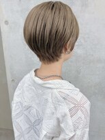モリオ(morio)&nbsp;【morio浦和 安齋】ミルクティーベージュ柔らかショートボブ