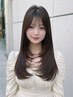 【繰り返すカラーのダメージに】カット＋ケアカラー＋クロストリートメント