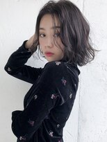 ルティア(Lutia) ダブルカラー グレージュ クラシカル ワンレン