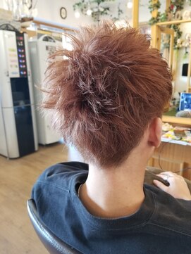 ルークス 中央林間(LOOOKS) メンズカラー　『ピンクアッシュ』