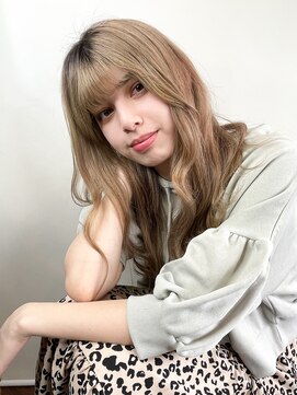 オル(Olu) 【MASAYA】シースルー前髪×ミルクティーベージュ×イメチェン