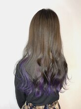 インナーカラーのマニックパニックを使ったスタイル☆☆