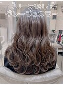 ブリーチなしでグレージュ