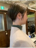 *刈り上げショート レディース 丸みショート 表参道
