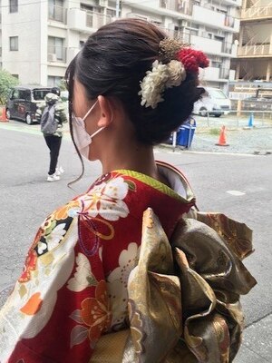 【ふじみ野西口駅徒歩1分】お出かけ前に便利☆成人式・袴・七五三・Set・着付け等随時受け付けています◎