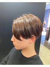 バーバーファースト(BARBER FIRST) センターパート×前下がりマッシュ