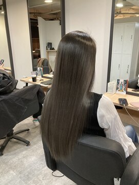 ラフ 難波店(LAFF) #黒髪#ボブルフ#ネビージュ#小顔#ワンレン