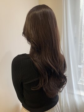 シェノン 西梅田(CHAINON) 韓国スタイル、ヨシンモリ、ショコラベージュ、似合わせカット