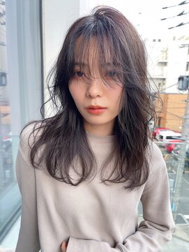 ジゼル(GiseL) 透け感Olive♪　髪質改善カットカラー/ワンホンヘア/前髪カット