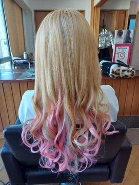 エクステンション クーチャー(Extention Cu'cha) エクステ100g ピンク　パープル