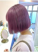 ダブルカラーミルクティーピンクベージュカラーケアブリーチ韓国