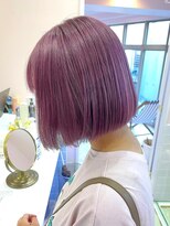 ゲーム バイ アランスミシー 横浜(GAME by Alan Smithee)&nbsp;ダブルカラーミルクティーピンクベージュカラーケアブリーチ韓国