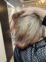 ヘアーグランデシーク(Hair Grande Seeek) ハイトーンダブルカラーデザインカラー狐カラーウルフ裾カラー