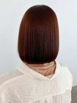 アイティーバイアルバム 下北沢店(IT by ALBUM) オレンジブラウン_グレーベージュレイヤーロング_ba465161