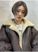 【 ハンサムショート × アッシュベージュ 】浅野美紀