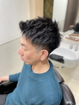 ヨシザワインク プレミアム 築地店(YOSHIZAWA Inc. PREMIUM) 築地/ビジネスツーブロック/短髪ショートビジカジスタイル