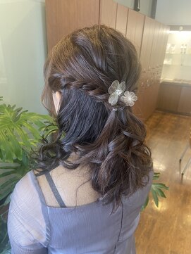 ネバーランド 平成店(NEVER LAND) ハーフアップ/ハーフアップヘアセット