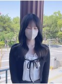 色気のある韓国ヘア/ヨシンモリ【20代おすすめヘア】
