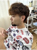 “ブリーチスパイラルパーマ”