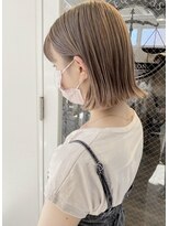 アクトゥス(AEQUITAS) 切りっぱなしボブxクリアベージュ【池袋/20代/30代/40代】