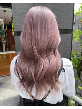 ブロンド 町田(BLONDE) ベージュピンクベビーピンクニュアンスカラーミルクティーピンク