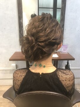 ミトン(mi-temps) ヘアセット