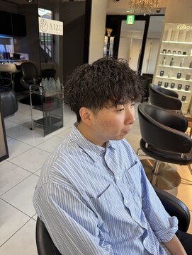 アイズ 海老名(AIZU) ツイストスパイラルパーマ　メンズパーマ　波巻きスパイラル
