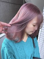 イエナ 渋谷(IENA)&nbsp;ピンクベージュ　ハイトーンカラー　インナーカラー