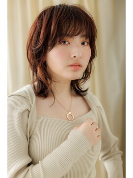 カバーヘア イヴ 戸頭店(COVER HAIR EVE) インナーカラーハイライト大人可愛いウルフカットZ戸頭20代30代