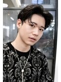 シャドウパート/センターパート/コンマヘア/韓国ヘア/20代/30代