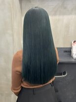 ナンバーウルス 名駅店(N° ulus)&nbsp;【number ulus】モスグリーン×ブリーチ