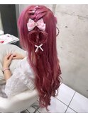 フリルハートのハーフツイン♪