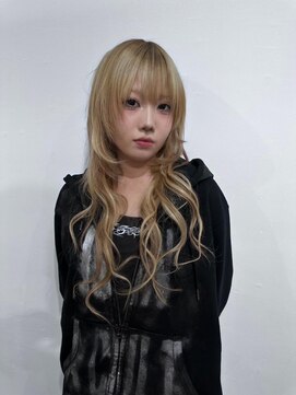 ジーナ オモテサンドウ(XENA) デザインカラー×エクステ