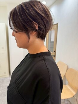 キノ(kino)の写真/ショート,ボブが◎[ハイライト/ショート/レイヤーカット/韓国/顔周り/ブリーチ/ダブルカラー/ケアブリーチ]