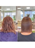 髪質改善ストレート