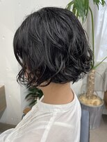 ユノ(juno) 【中目黒】おしゃれ！黒髪ミニボブパーマ♪ショートボブパーマ