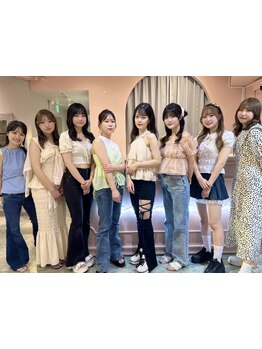 女性スタッフのみ在籍☆女性ならではの「可愛い・オシャレ」を共感し合えるサロンなので相談もしやすい！