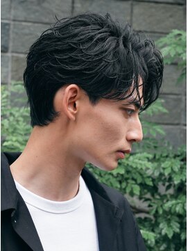 レタッチ バイ フィフス 天神大名(RETOUCH by fifth) 福岡天神メンズフェザーパーマフェザーショートスパイラルパーマ