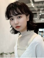 フォト 新宿(foto)&nbsp;ミディアム暗めカラーデザインカラーフェイスフレーミング池袋