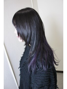 ビアージュ(Viage) :レイヤースタイル　:インナーカラー　:パープルカラー