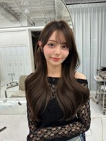 キティー サカエ(kiti SAKAE)&nbsp;グレージュ/レイヤーカット/ハッシュカット/オリーブベージュ/栄