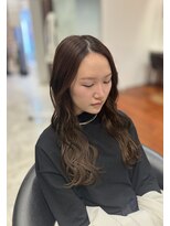 アピッシュ ギンザ(apish ginza) どの長さでもかわいい!ツヤ感波巻きウェーブアレンジ