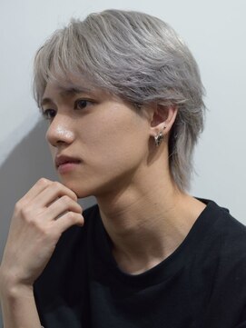 メンズオルズ 渋谷(MEN'S ALLZ) ホワイトシルバーハイトーンケアブリーチケアカラー